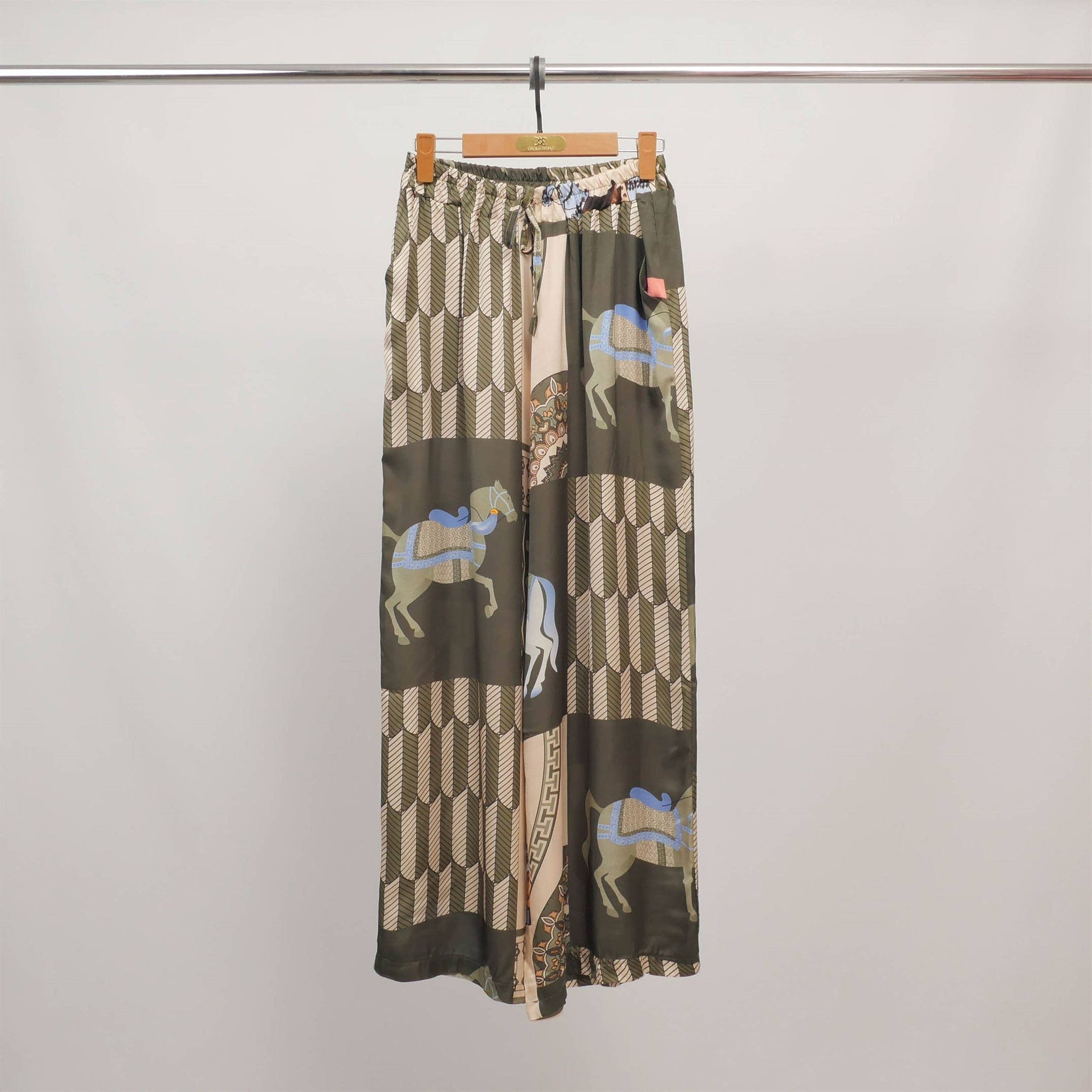 Wide Leg Pants - Orange, Navy, Black