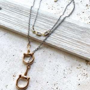 Horse Bit Stirrup Necklace
