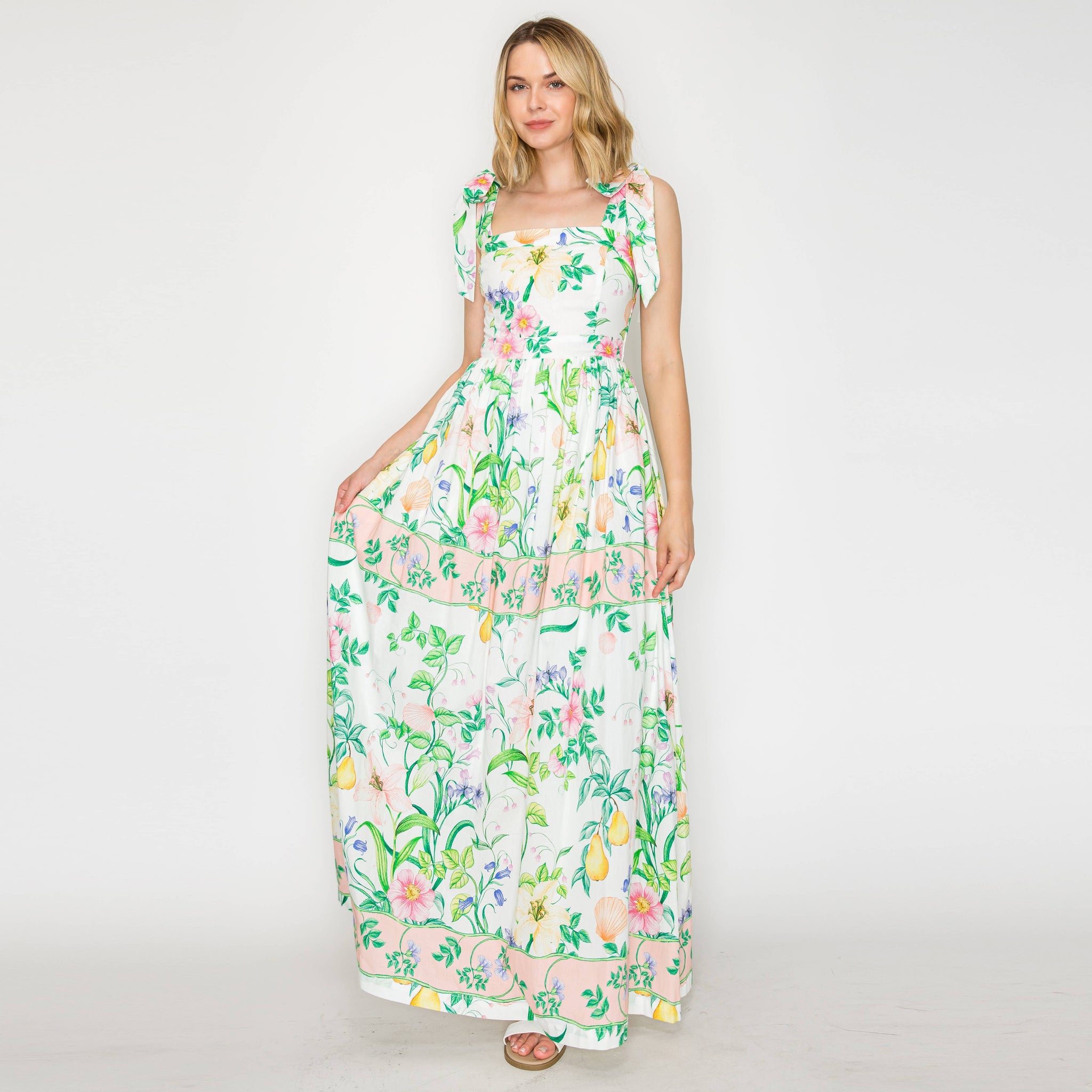 Romantic Garden Maxi Dress