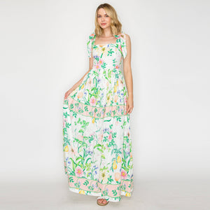Romantic Garden Maxi Dress