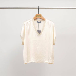 Satin V-Neck Tunic