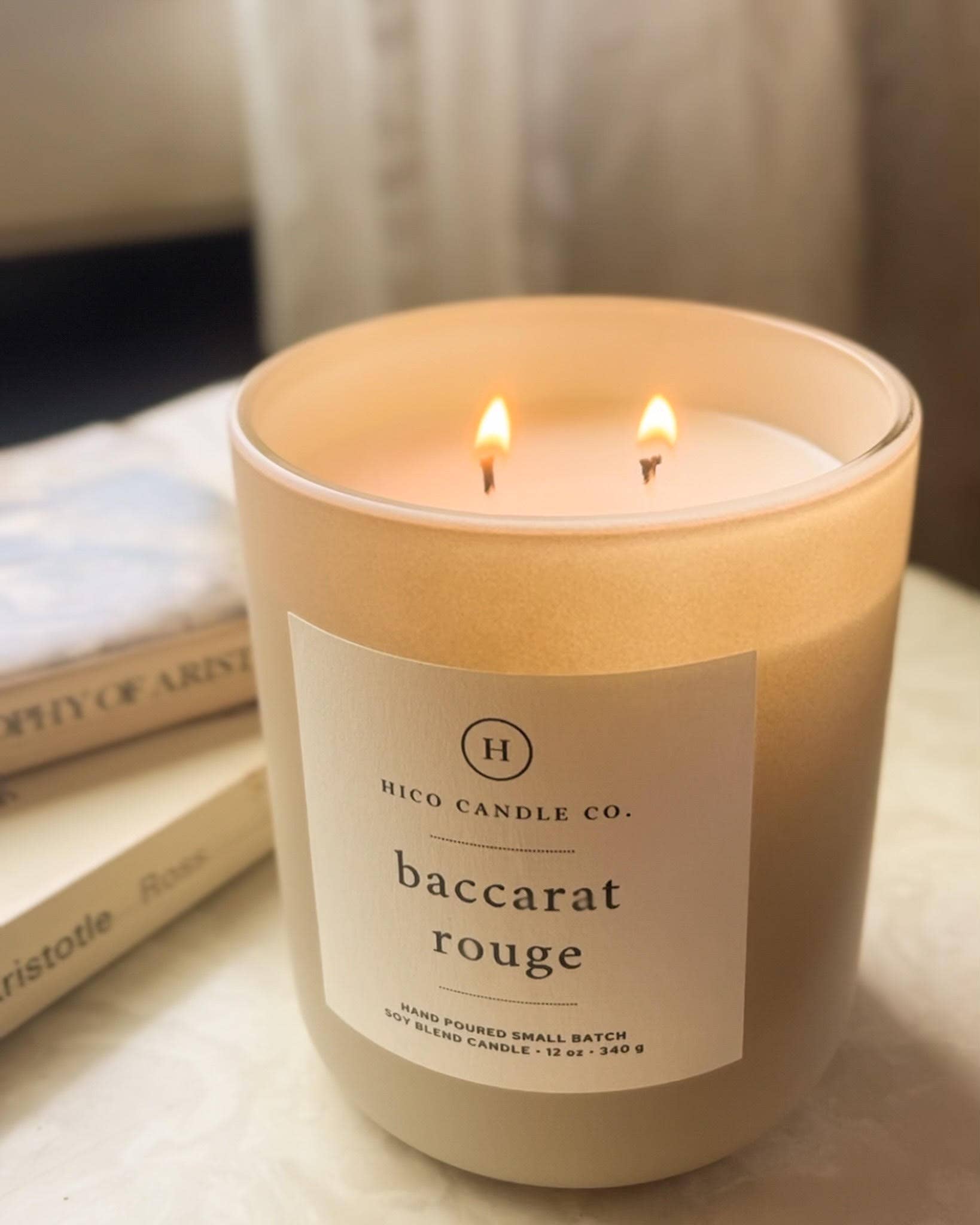 Hico Candle Co. - Baccarat Rouge Candle: 12oz Candle