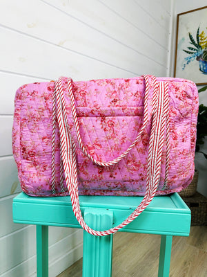 | Block Print | Weekender Bag | Floral