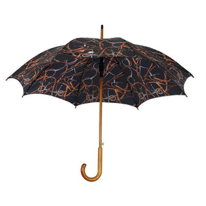 AWST Intl - Lila Linear Horses Umbrella