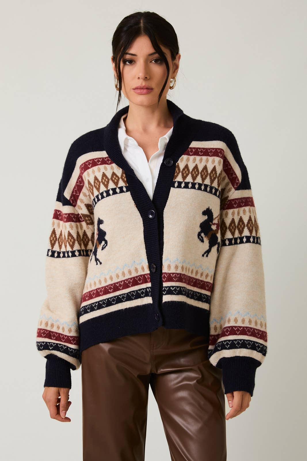 Horse Oversized Cardigan