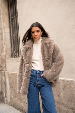 Faux Fur Coat Jacket