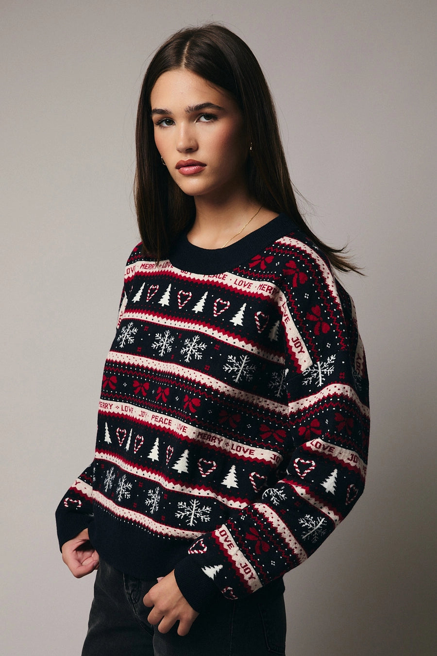 Holiday Round Neck Sweater