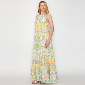 Jungle Maxi Halter Dress