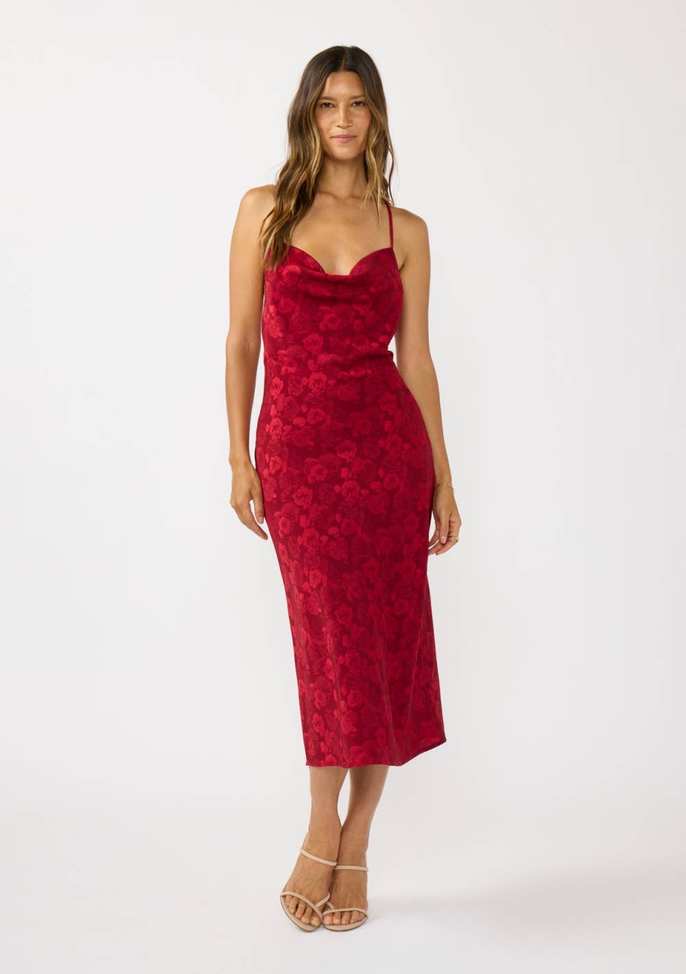 Cowl Neck Slip Dress S
