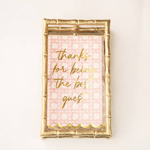 8 Oak Lane - Pink Cane Paper Guest Towel Packs