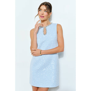 Kelli Tweed Sequin Mini Dress
