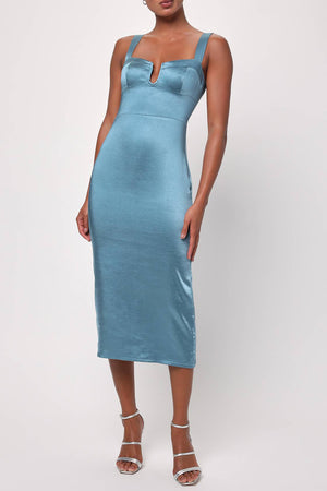 Gemma Satin U Front Dress