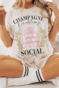 Champagne Social Club Oversized Tee