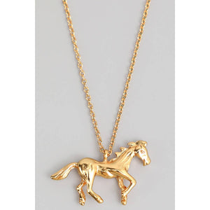 Horse Pendant Chain Necklace