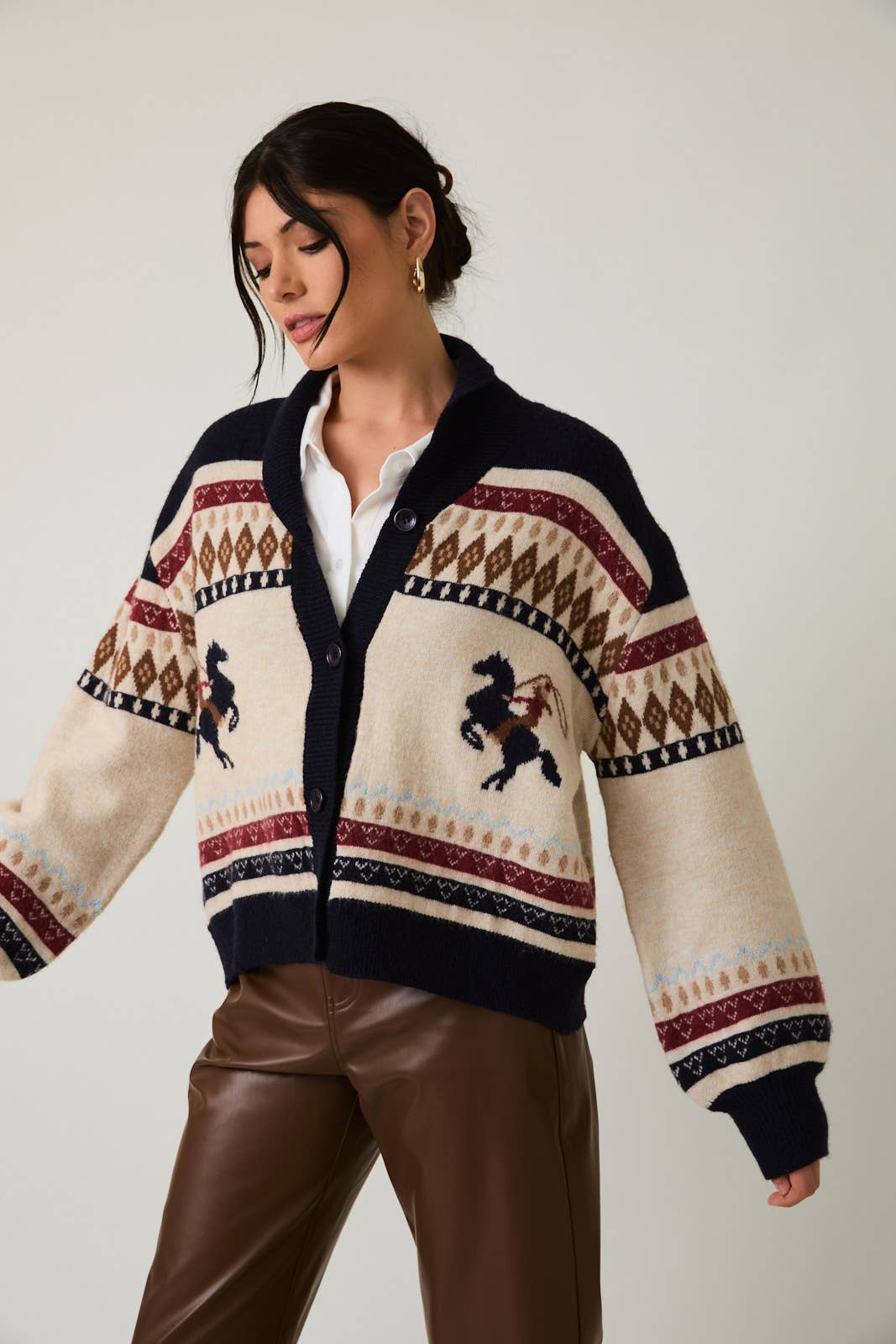 Horse Oversized Cardigan