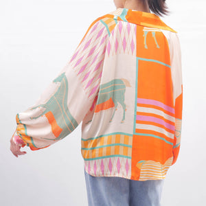 Long Sleeve Equestrian Tunic Top