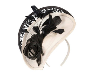 Sinamay & Lace Fascinator