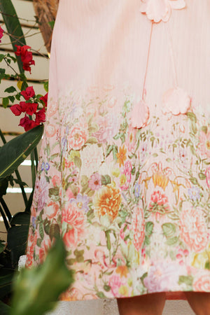 Liliana 3D Floral Midi Dress