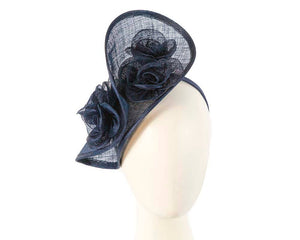 Tall sinamay fascinator by Max Alexander