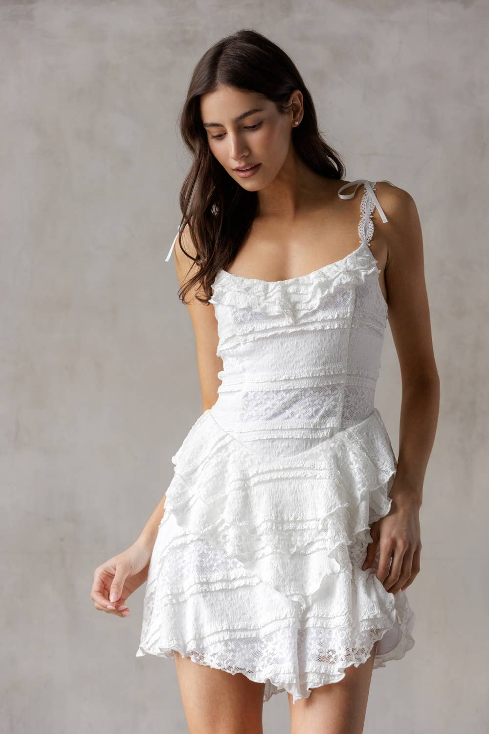 Angie Ruffle Dress