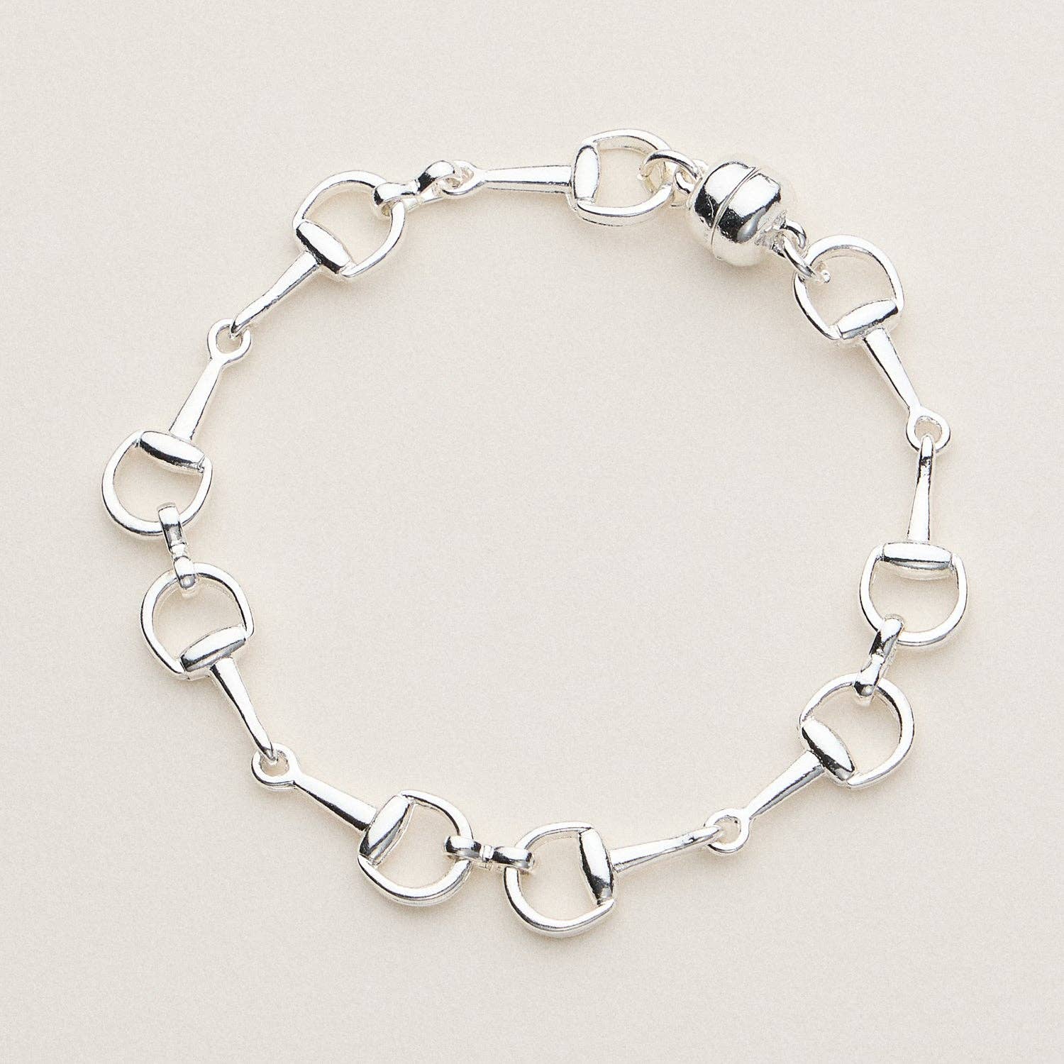 Gold and Silver Bit Chain Bracelet