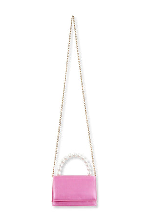 Melanie Top Handle Bag in Candy Pink