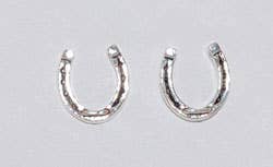Horseshoe Earrings -  Sterling Silver Natural History