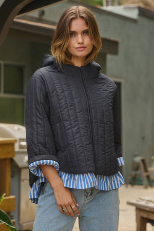 Quilted Puffer Hood Jacket
