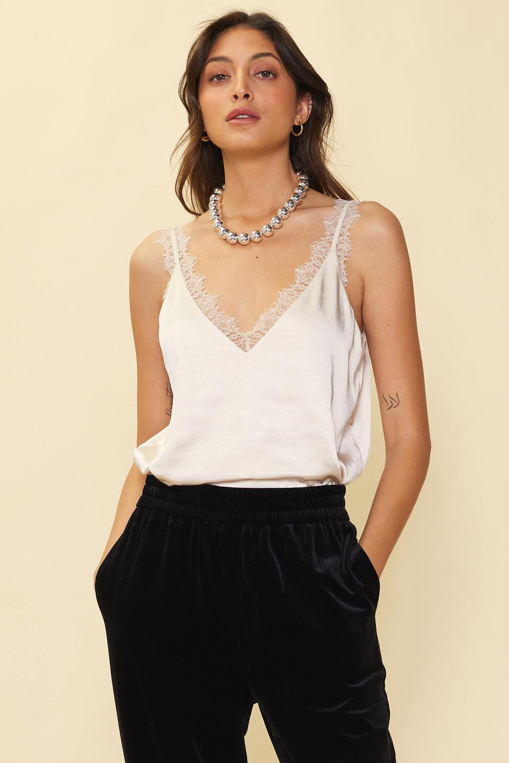 Lace Trim Cami