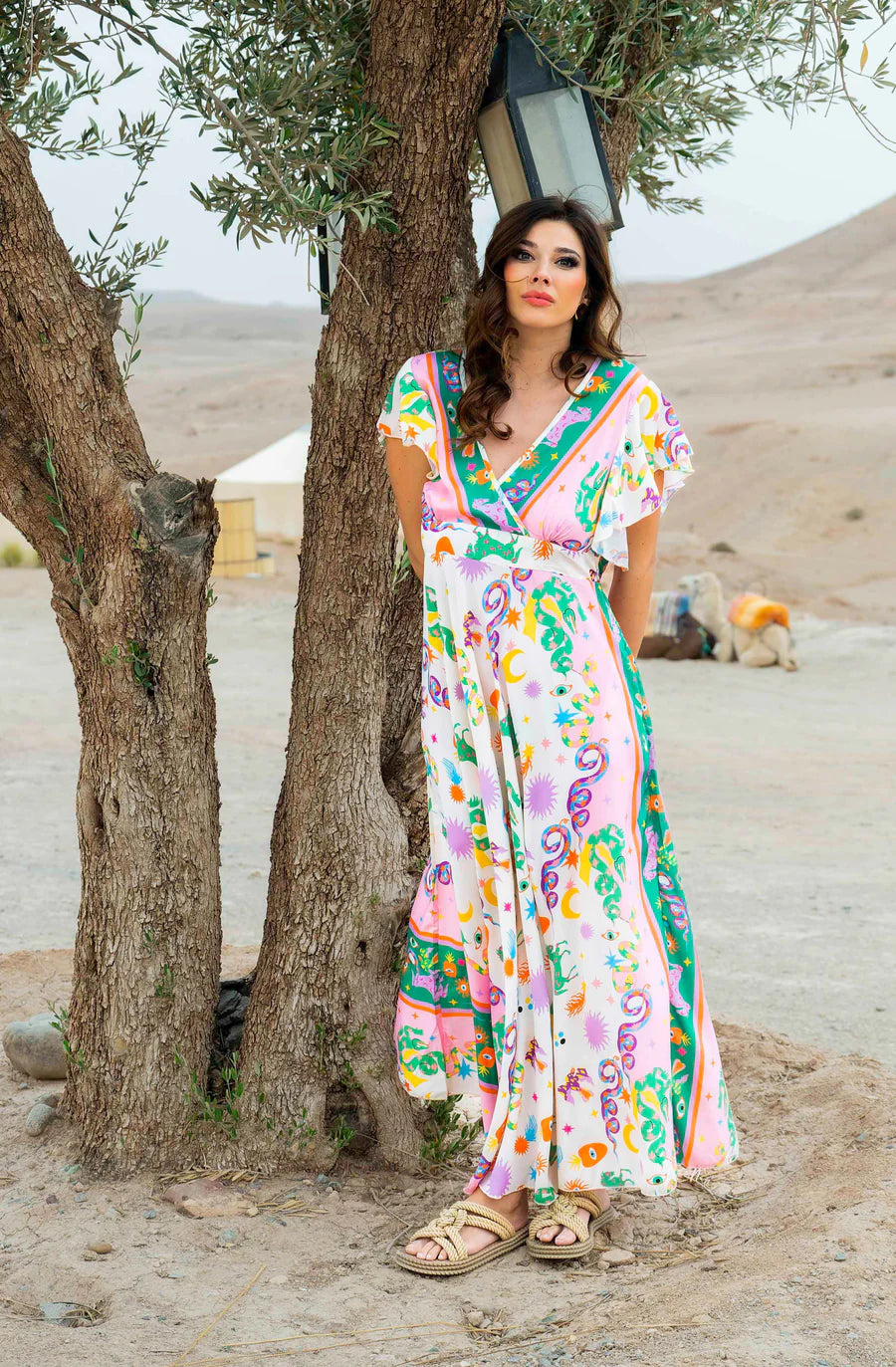Print Sun Dress