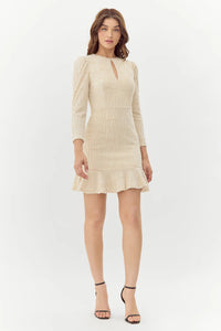 Jocelyn Burnout Knit Mini Dress