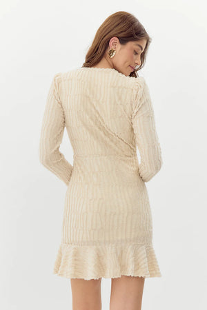Jocelyn Burnout Knit Mini Dress