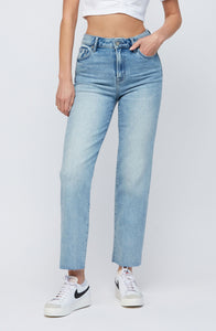 Tracey Cropped Straight Leg Jeans