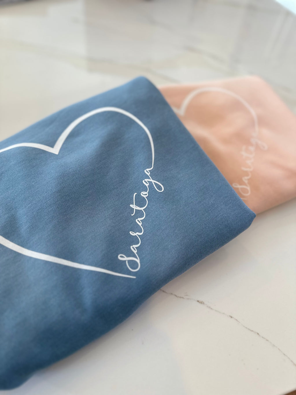 Saratoga Love Crewneck Blue