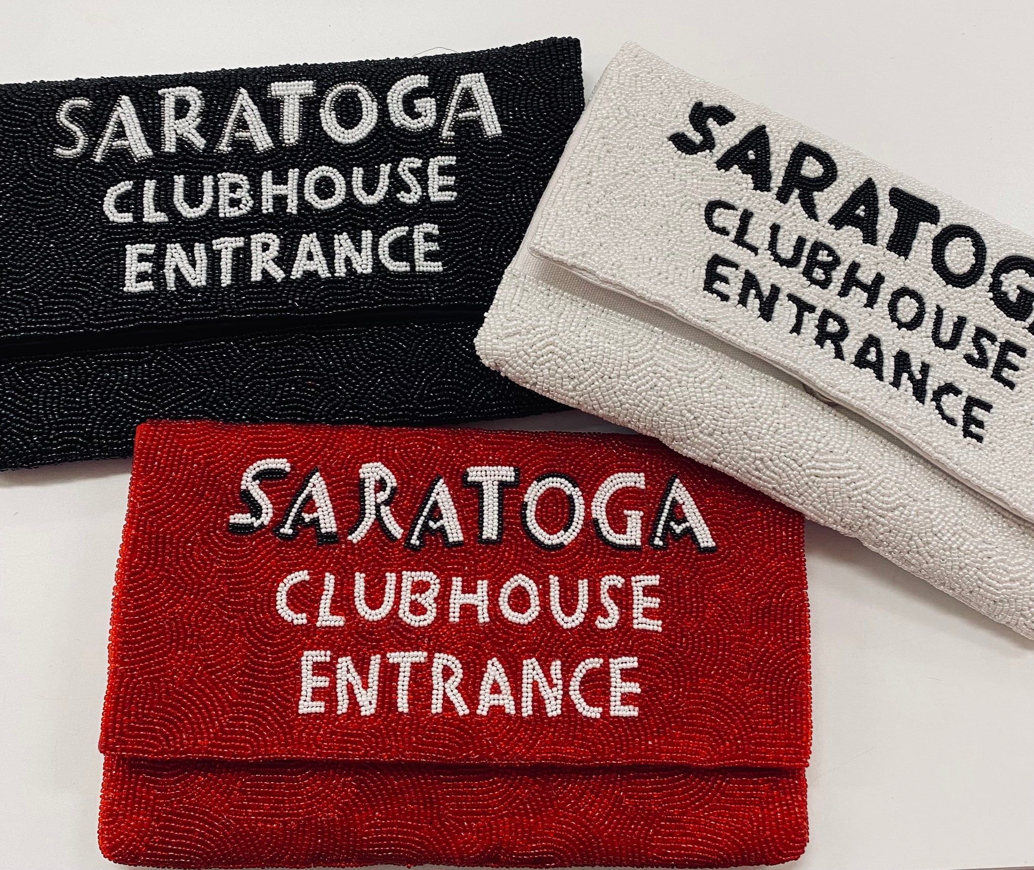 Saratoga Clubhouse Soft Beaded Clutch