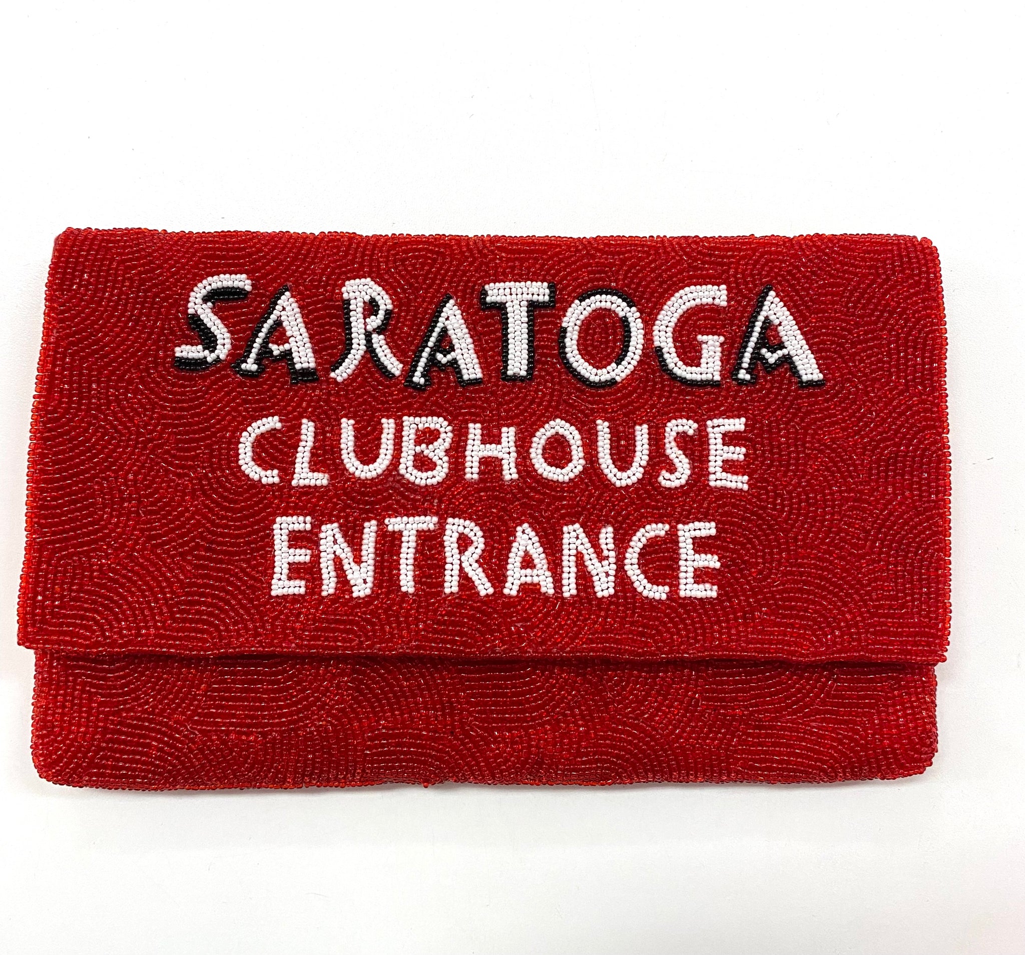 Saratoga Clubhouse Soft Beaded Clutch