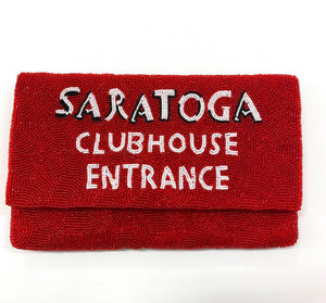 Saratoga Clubhouse Soft Beaded Clutch