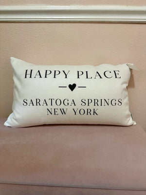 Saratoga Happy Place Pillow Cover