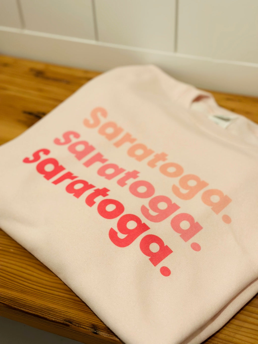 Saratoga Pink Sweatshirt