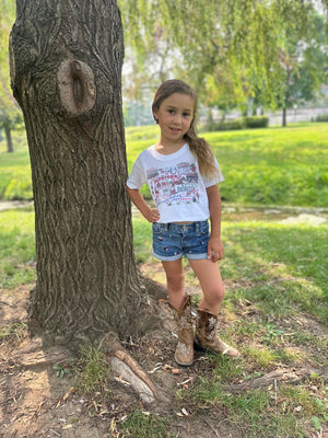 And They're Off Kids T-Shirt