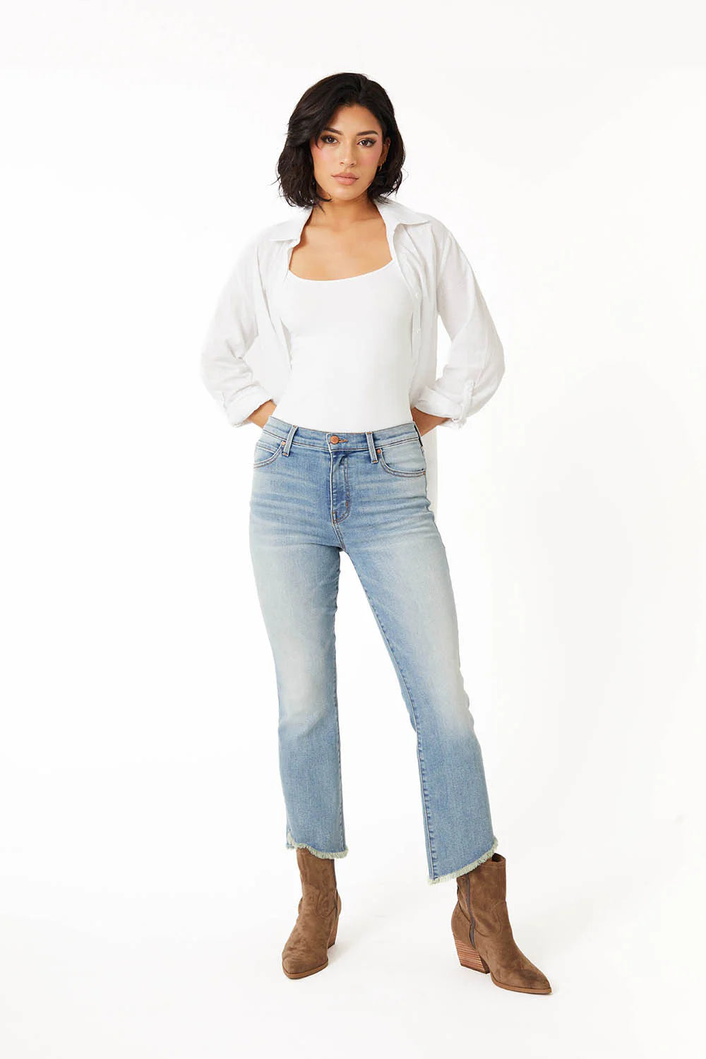 Adrian Kick Flare- Vintage Blue