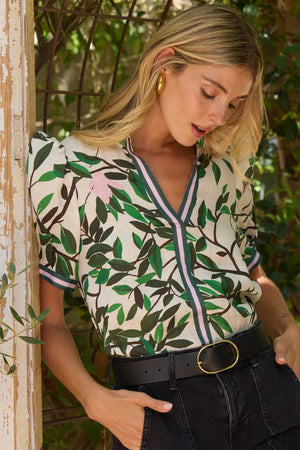 Magnolia V Neck Top