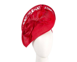 Sinamay & Lace Fascinator