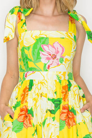 Sunny Lemon Maxi Dress