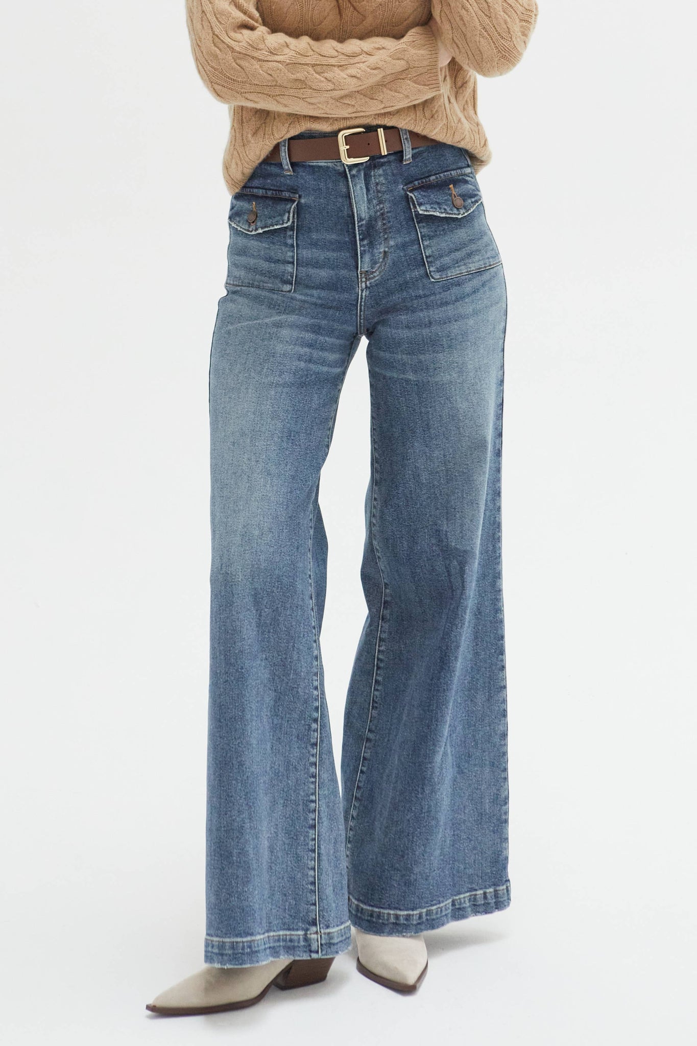 Campell High Rise Wide Leg Jean