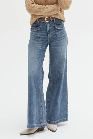 Campell High Rise Wide Leg Jean