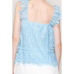 Maya Sleeveless Lace Top