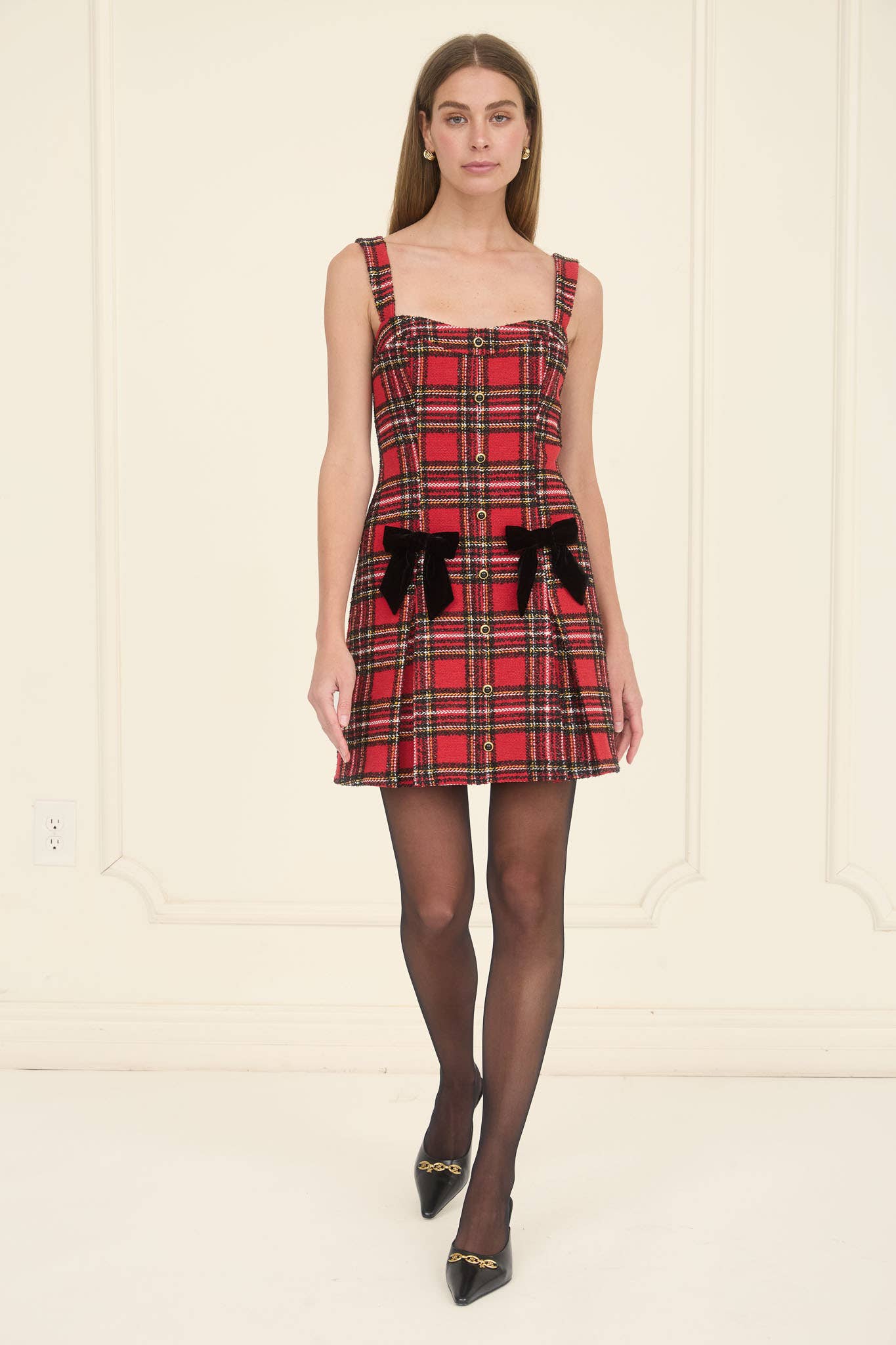Missie Plaid Mini Dress