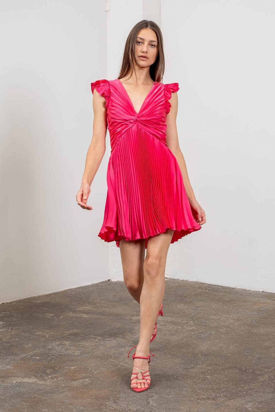 Anika Ruffle Mini Dress