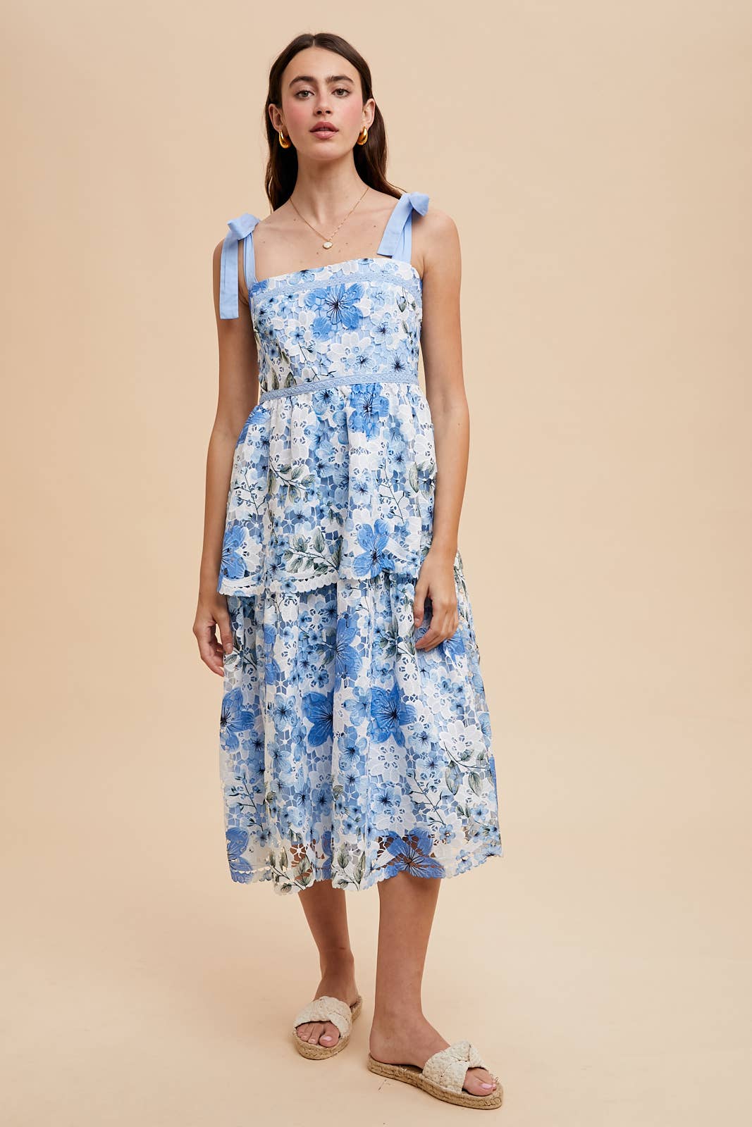 Iris Floral Midi
